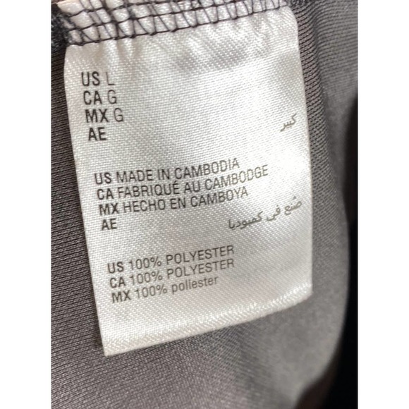 ID Ideology Men's Charcoal/Black Regular-Fit Moisture-Wicking Knit Jacket SZ L - Picture 11 of 12